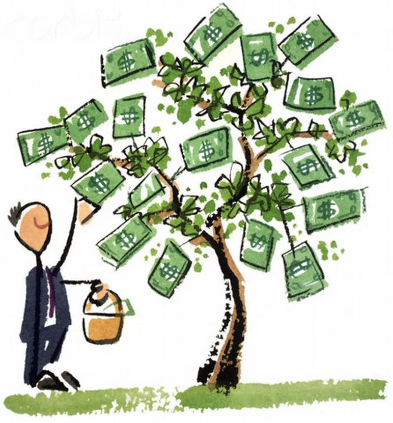 picking from the money tree