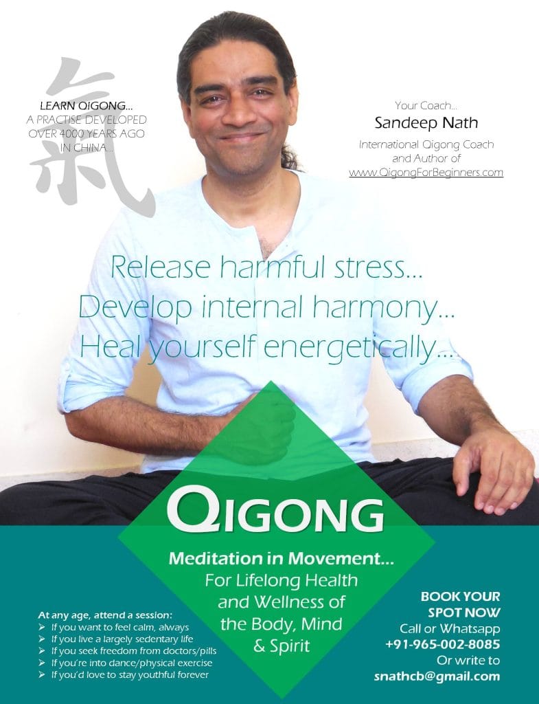Learn Qigong online with Sandeep Nath.